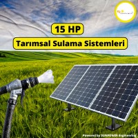 15 Hp Güneş Enerjili Tarımsal Sulama Sistemi